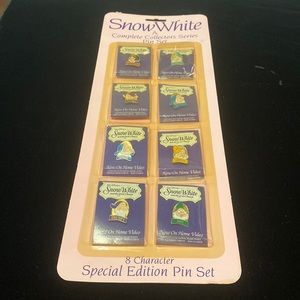 Vintage Disney Snow White a complete  collectors series pin set